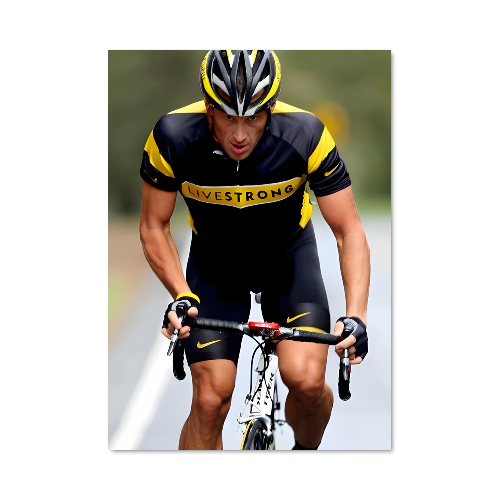 Poster Lance armstrong – affiche Cyclisme